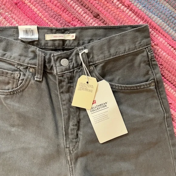 Levi’s Wellthread High Loose Jeans - Silver Bloom - Picture 6 of 16